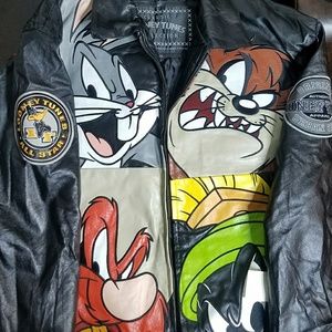 RARE Looney toons space jam jacket